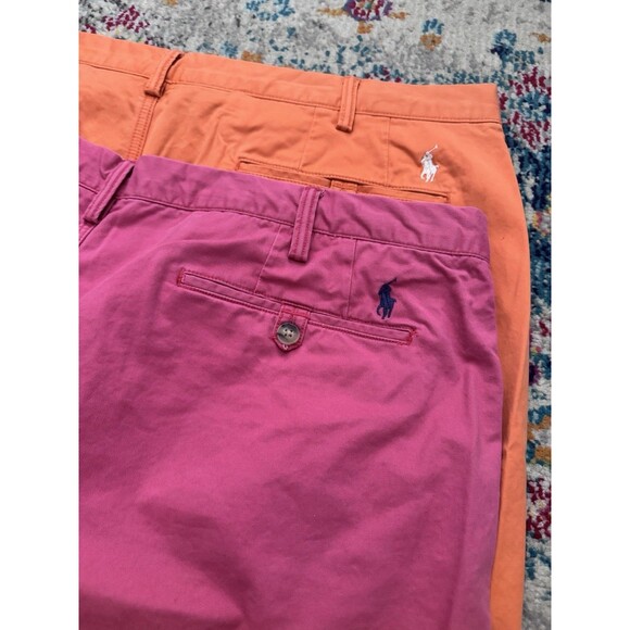 Polo Ralph Lauren 8-Inch Stretch Straight Fit Chino Short Size 42 Lot of 2 - Picture 1 of 8